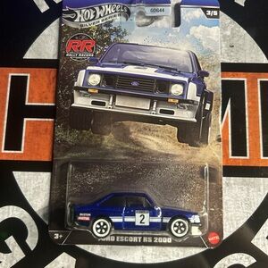 Hot Wheels Silver Series Ford Escort RS 2000 RR Rally Racers #Hotwheels